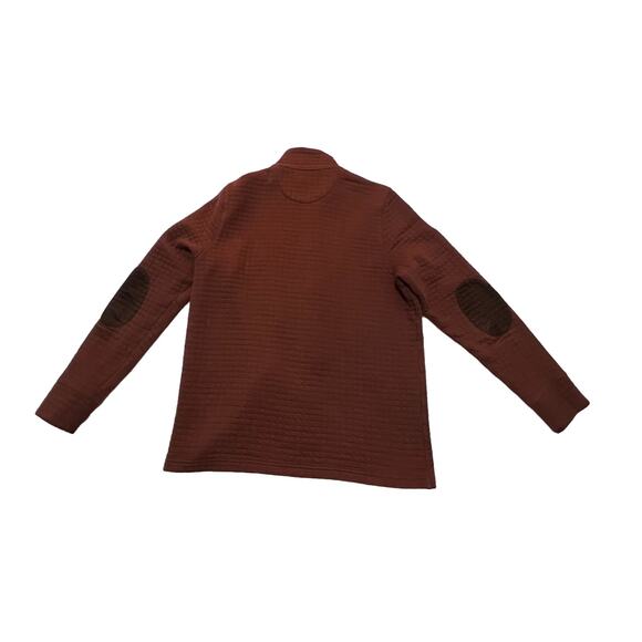 Singer + Sargent  Nordstrom Los Angeles Mens Sweater Size Large  Brown Full Zip - Picture 3 of 6